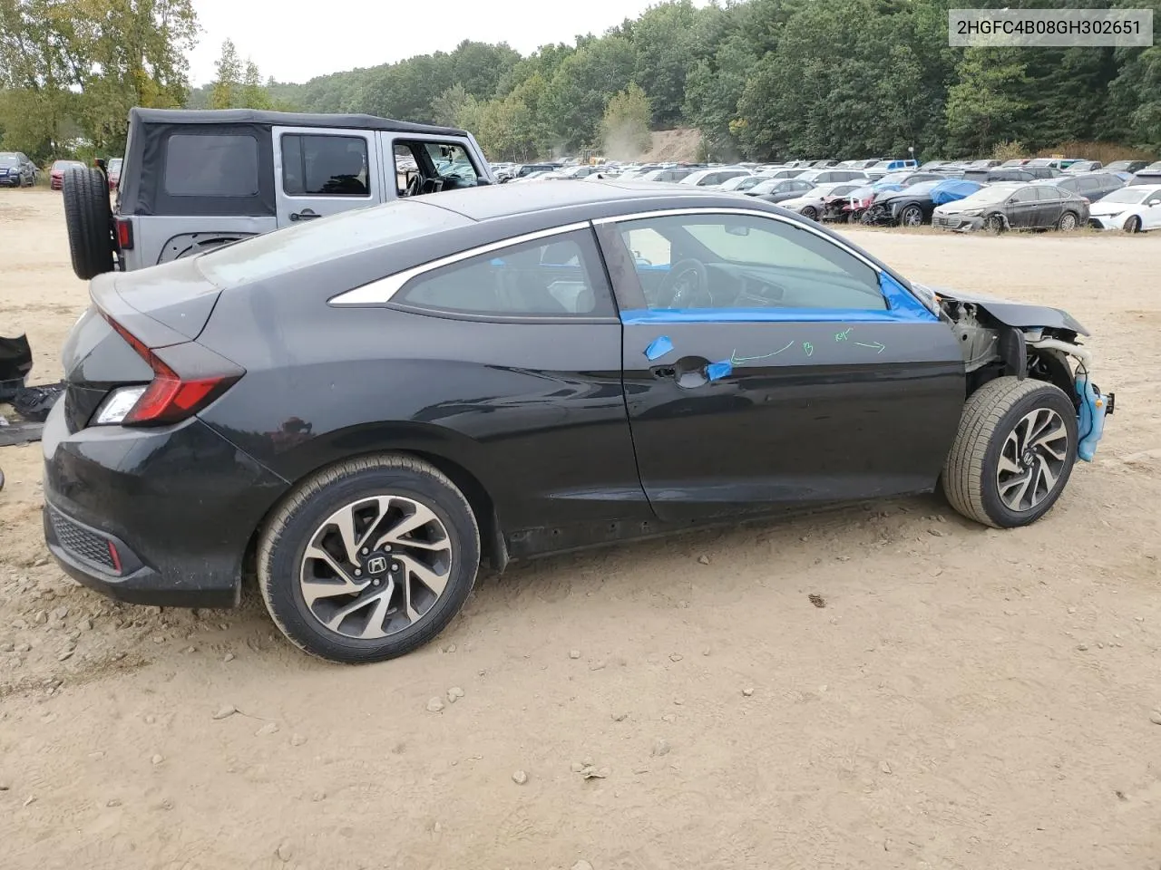 2016 Honda Civic Lx VIN: 2HGFC4B08GH302651 Lot: 72000574