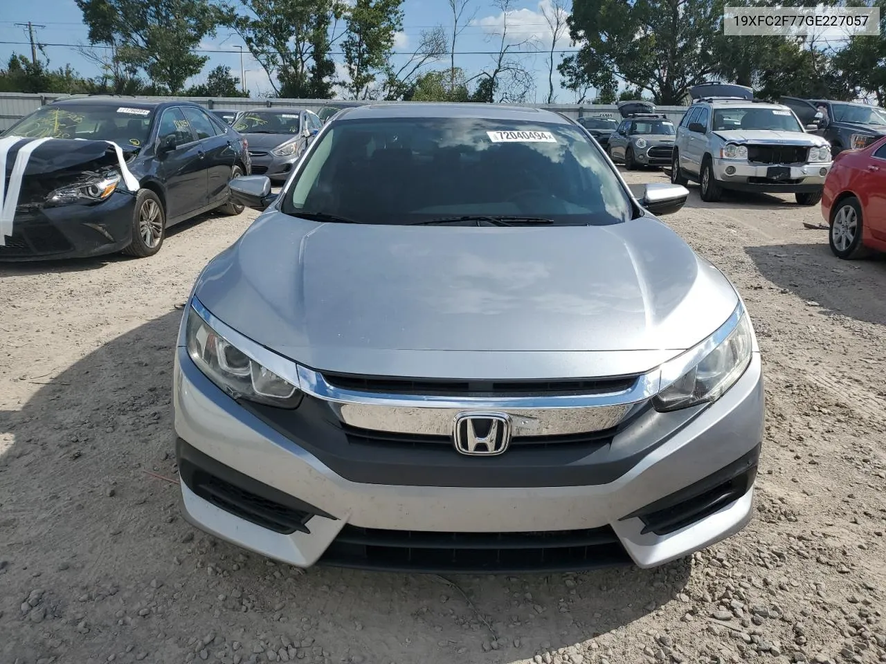 19XFC2F77GE227057 2016 Honda Civic Ex