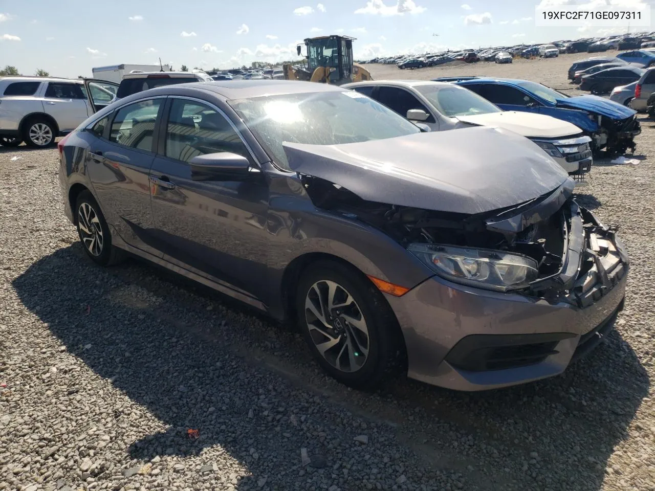 2016 Honda Civic Ex VIN: 19XFC2F71GE097311 Lot: 72143934