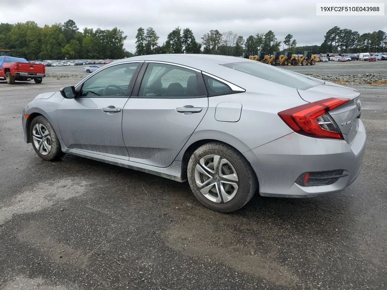 2016 Honda Civic Lx VIN: 19XFC2F51GE043988 Lot: 72179424