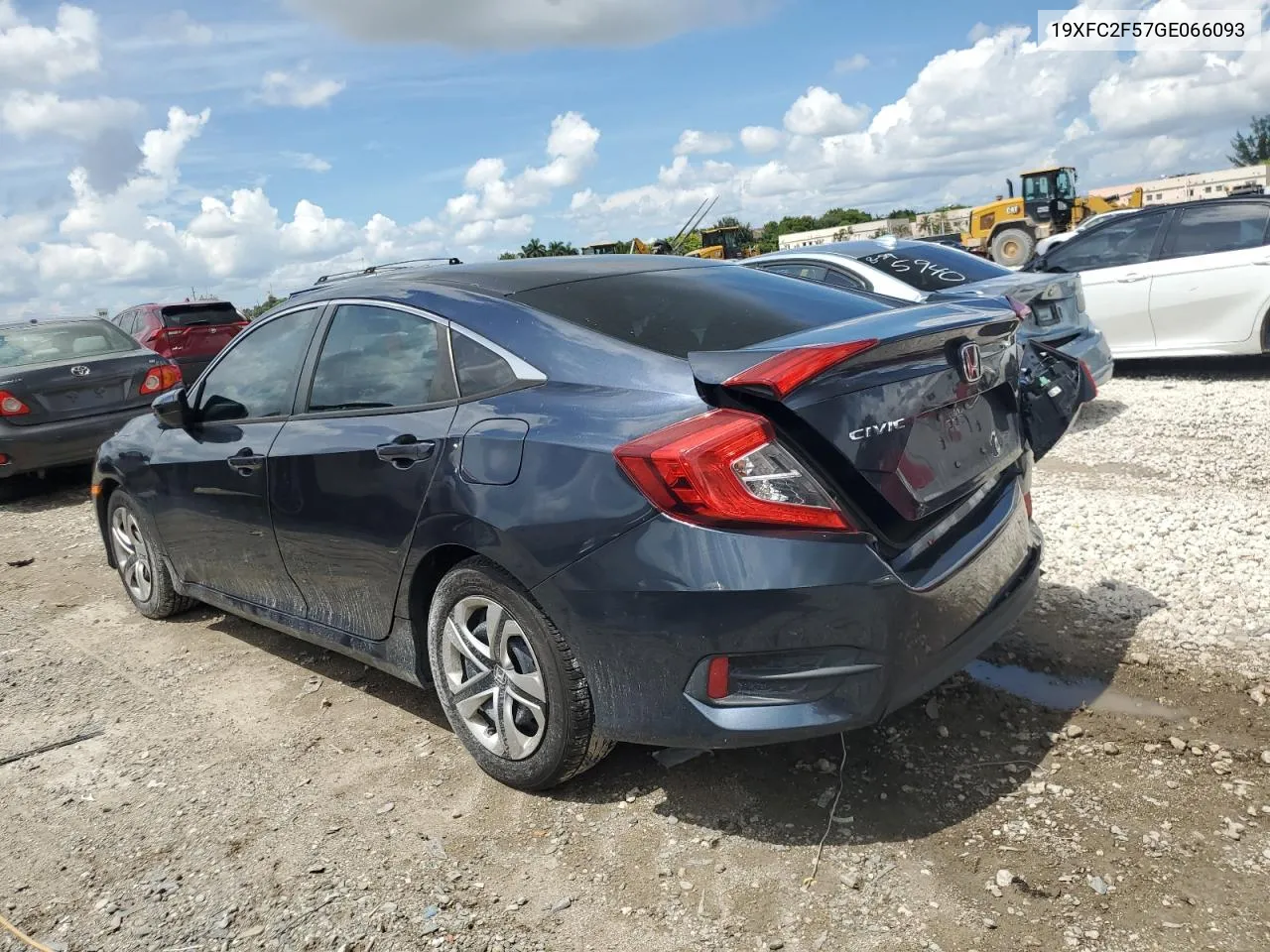 2016 Honda Civic Lx VIN: 19XFC2F57GE066093 Lot: 72328564