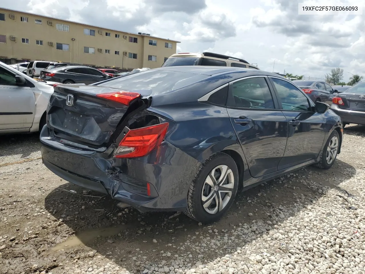 2016 Honda Civic Lx VIN: 19XFC2F57GE066093 Lot: 72328564