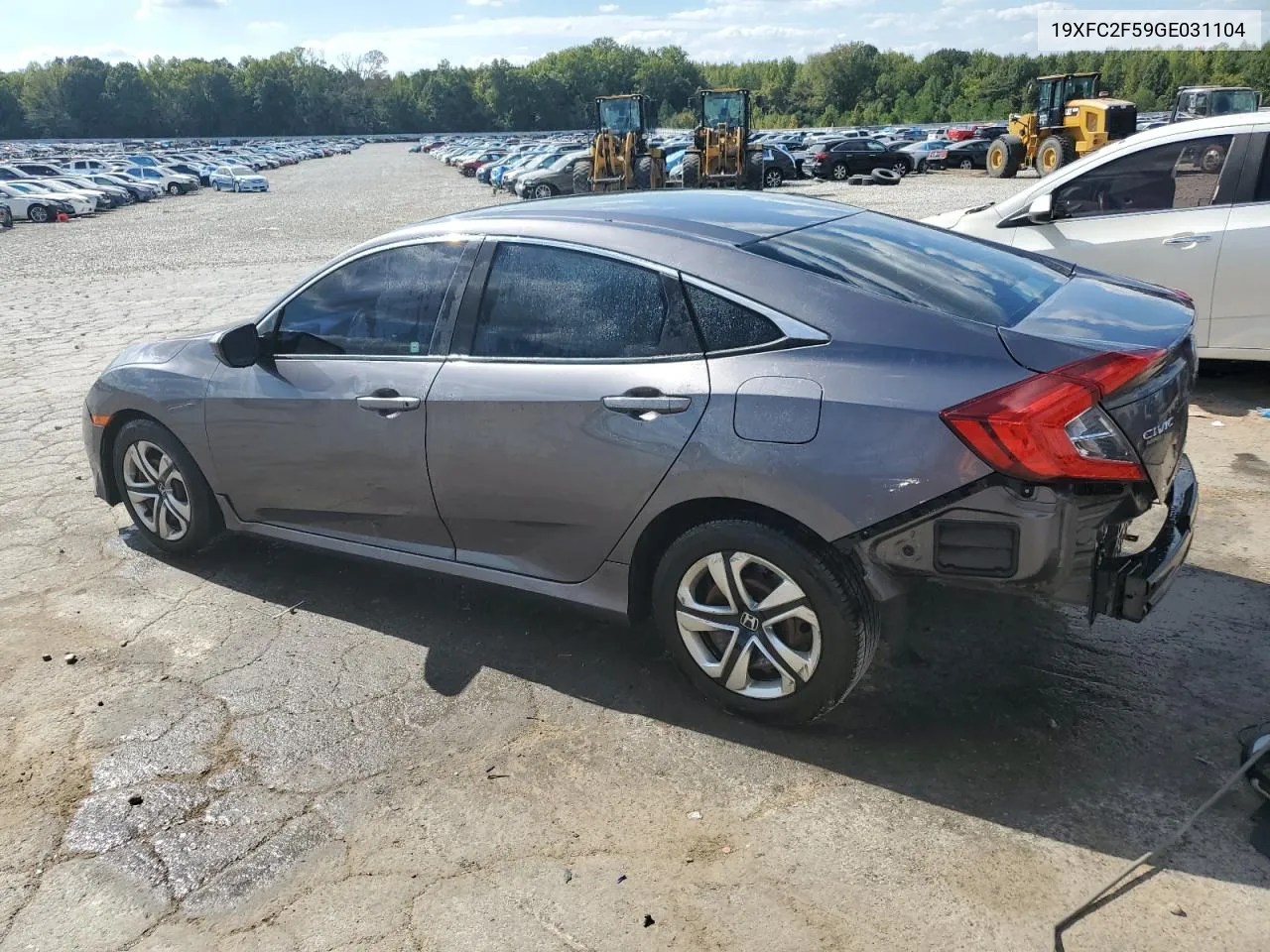 2016 Honda Civic Lx VIN: 19XFC2F59GE031104 Lot: 72396524