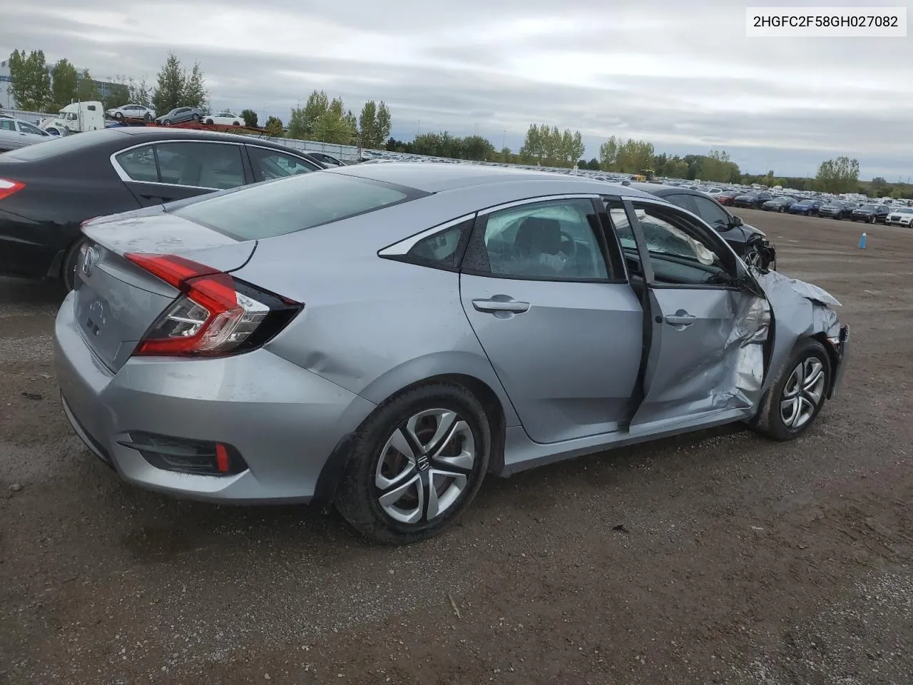 2016 Honda Civic Lx VIN: 2HGFC2F58GH027082 Lot: 72800034