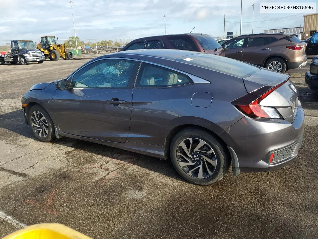 2016 Honda Civic Lx VIN: 2HGFC4B03GH315596 Lot: 72934994