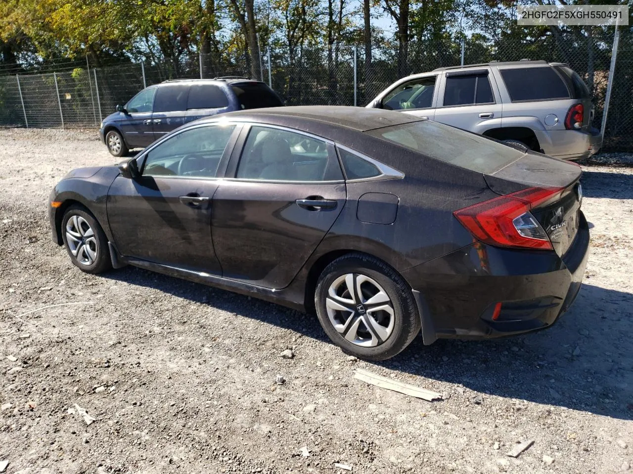 2016 Honda Civic Lx VIN: 2HGFC2F5XGH550491 Lot: 74248694