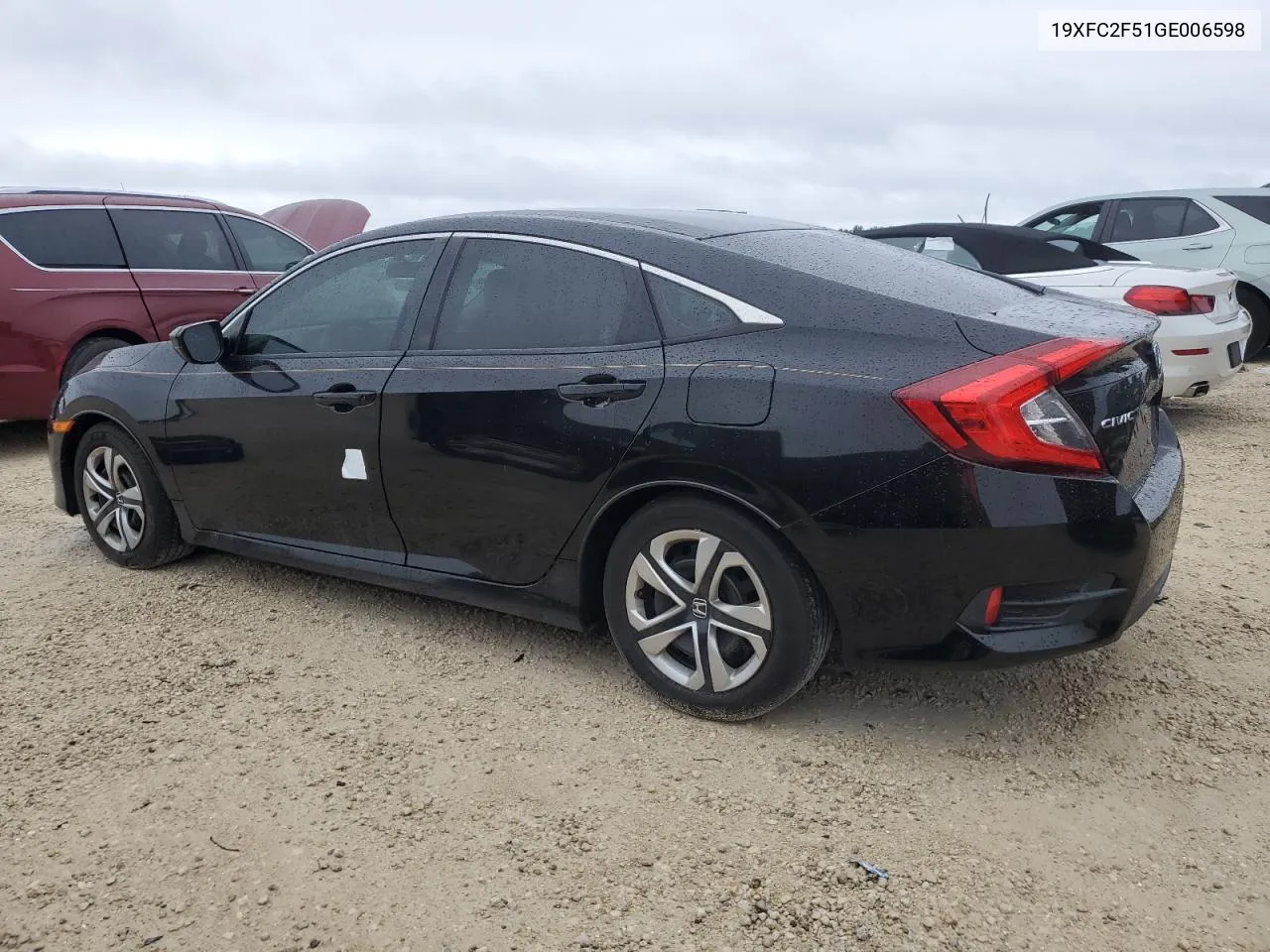 2016 Honda Civic Lx VIN: 19XFC2F51GE006598 Lot: 74308914