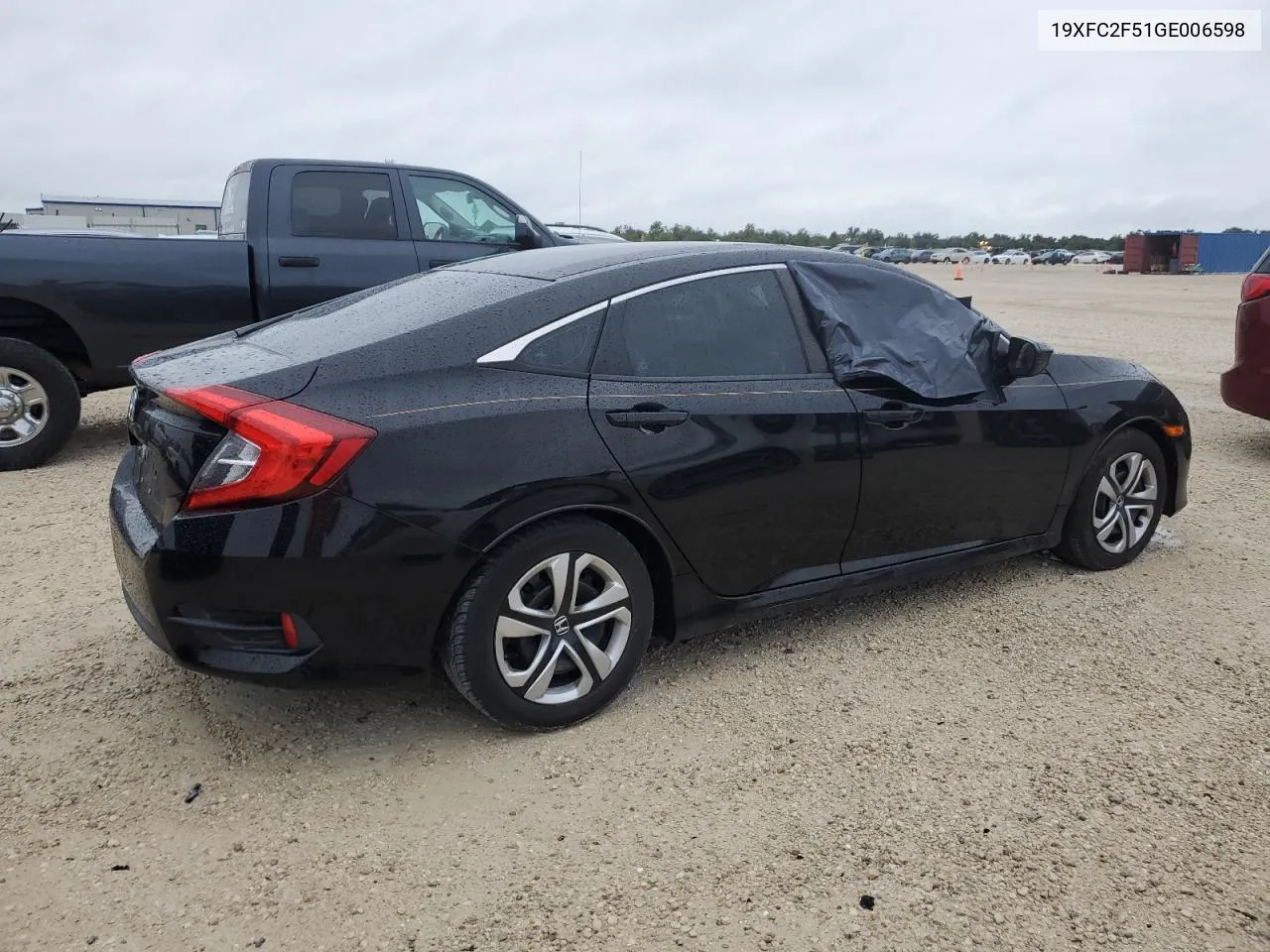 2016 Honda Civic Lx VIN: 19XFC2F51GE006598 Lot: 74308914