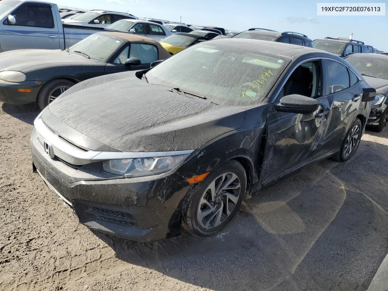 19XFC2F72GE076113 2016 Honda Civic Ex