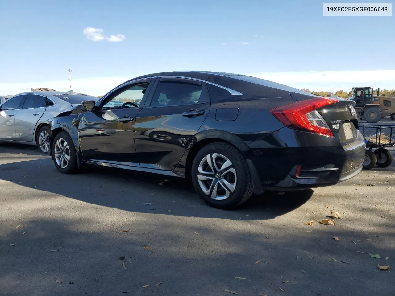 2016 Honda Civic Lx VIN: 19XFC2E5XGE006648 Lot: 74537134