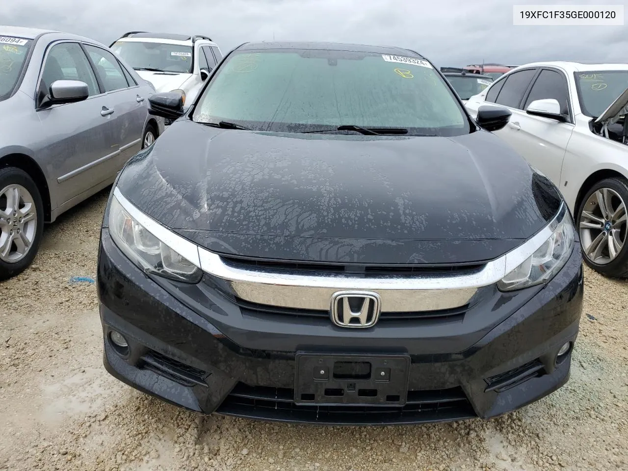 2016 Honda Civic Ex VIN: 19XFC1F35GE000120 Lot: 74539324