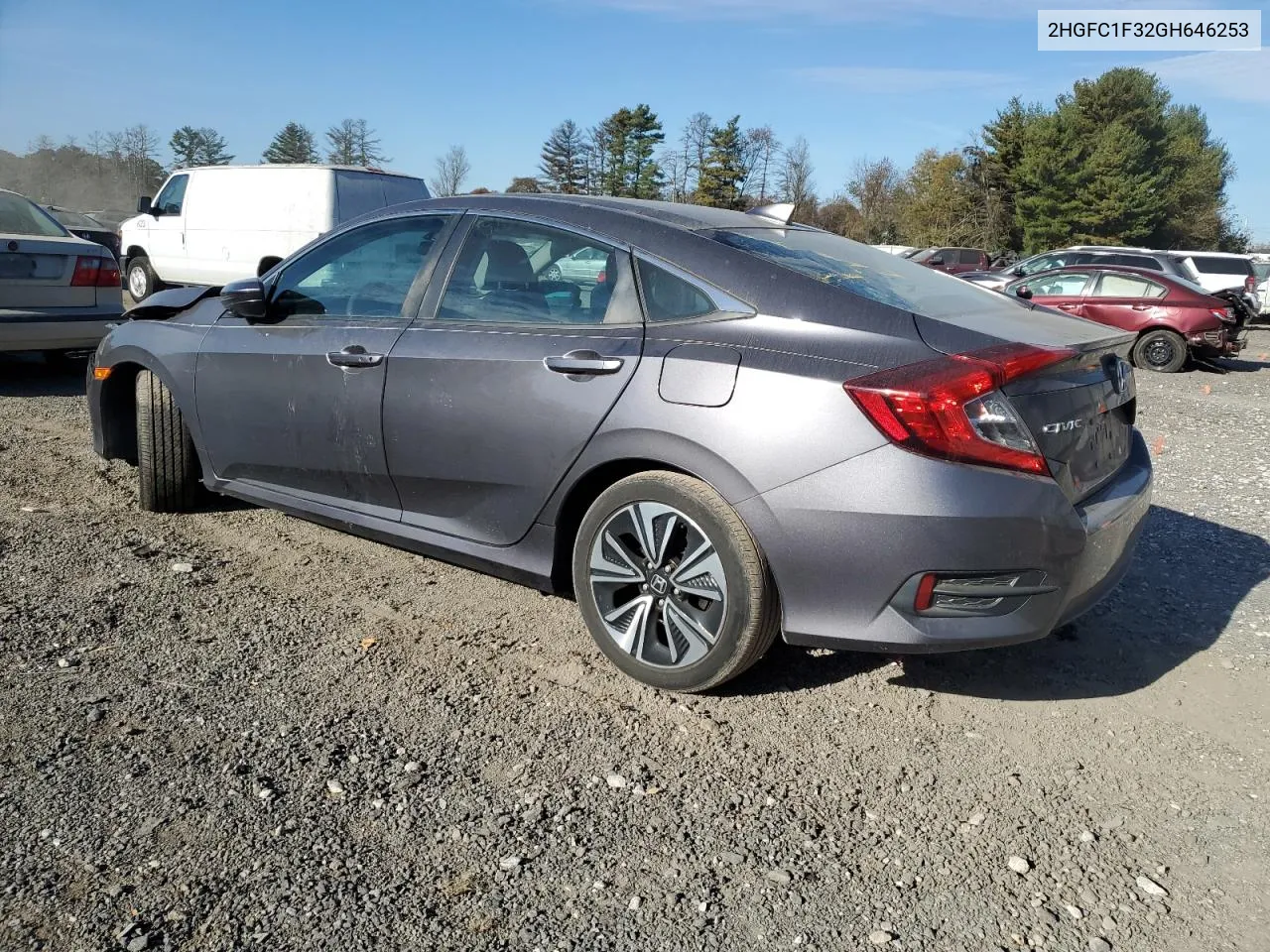 2HGFC1F32GH646253 2016 Honda Civic Ex