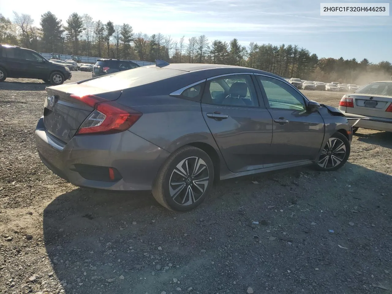 2016 Honda Civic Ex VIN: 2HGFC1F32GH646253 Lot: 75025164