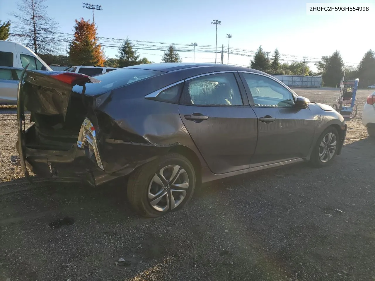 2016 Honda Civic Lx VIN: 2HGFC2F59GH554998 Lot: 75367164