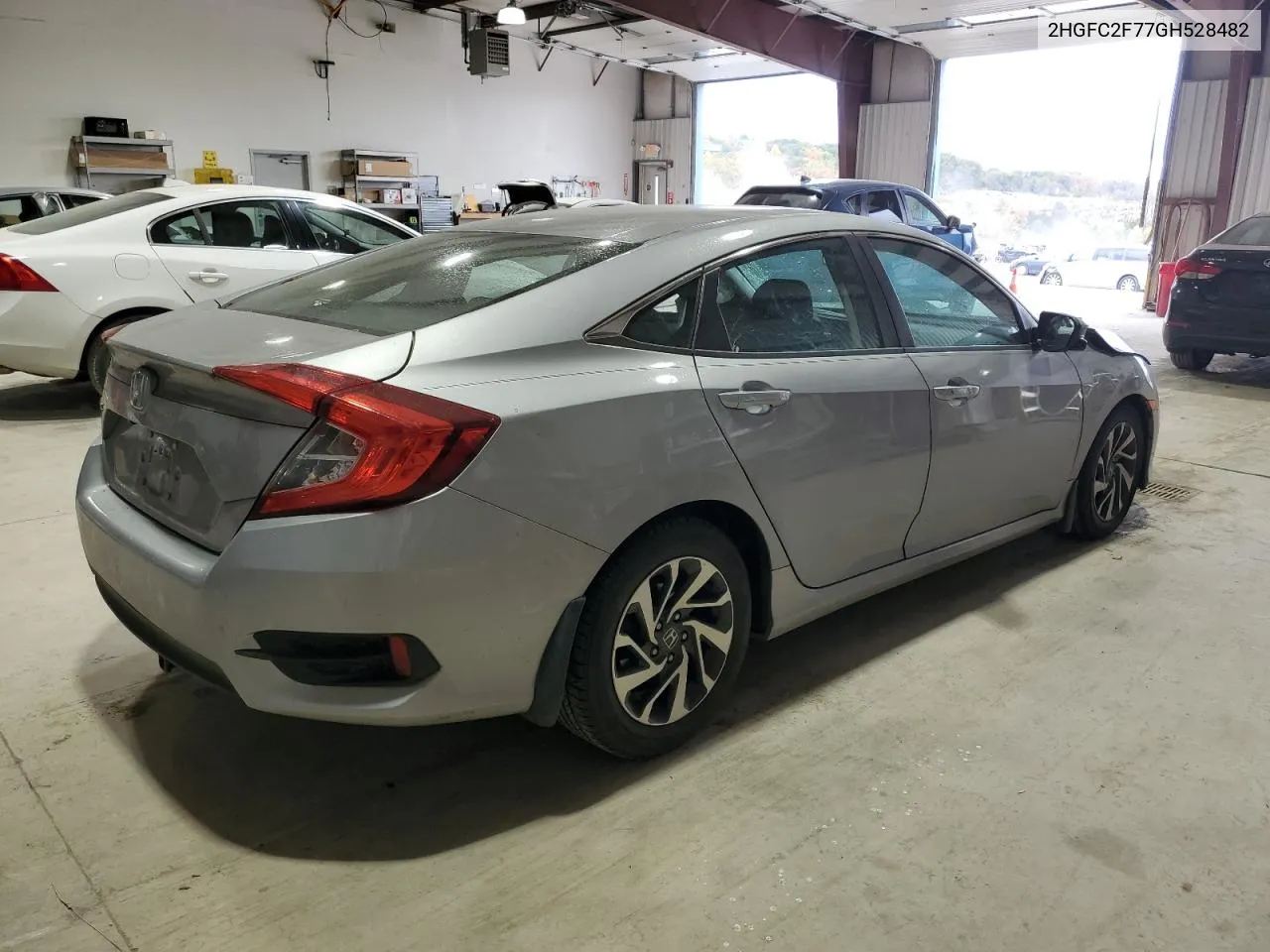 2016 Honda Civic Ex VIN: 2HGFC2F77GH528482 Lot: 76069094