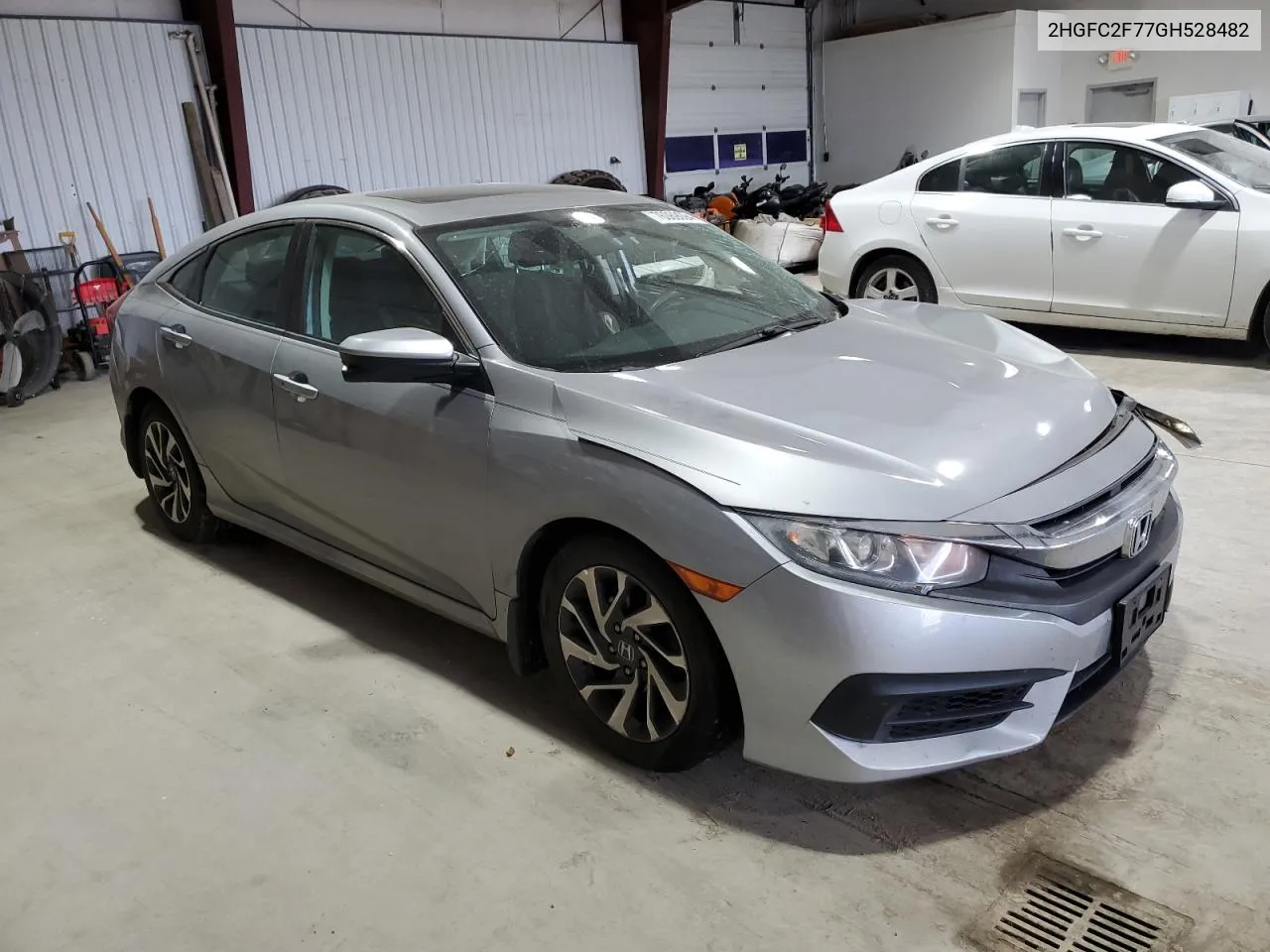 2016 Honda Civic Ex VIN: 2HGFC2F77GH528482 Lot: 76069094