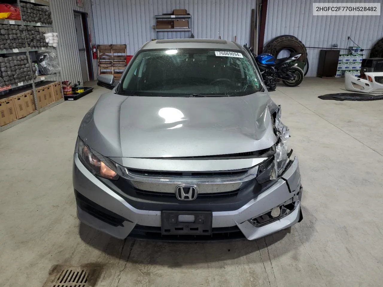 2016 Honda Civic Ex VIN: 2HGFC2F77GH528482 Lot: 76069094