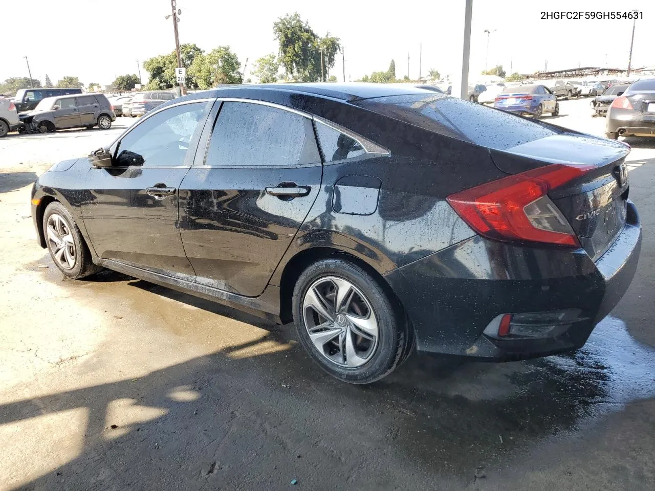 2016 Honda Civic Lx VIN: 2HGFC2F59GH554631 Lot: 76150814