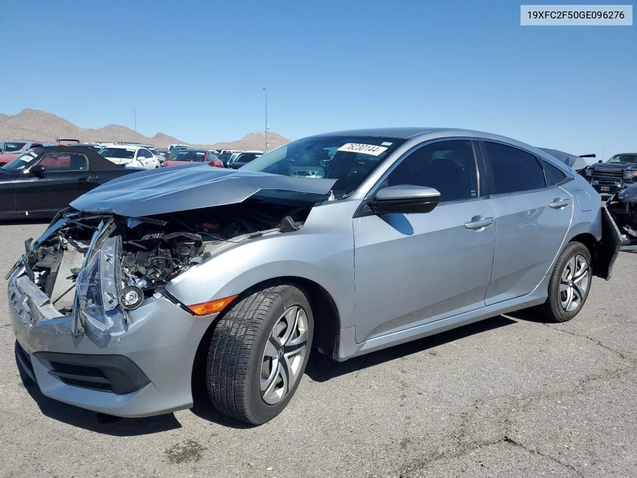 2016 Honda Civic Lx VIN: 19XFC2F50GE096276 Lot: 76230144