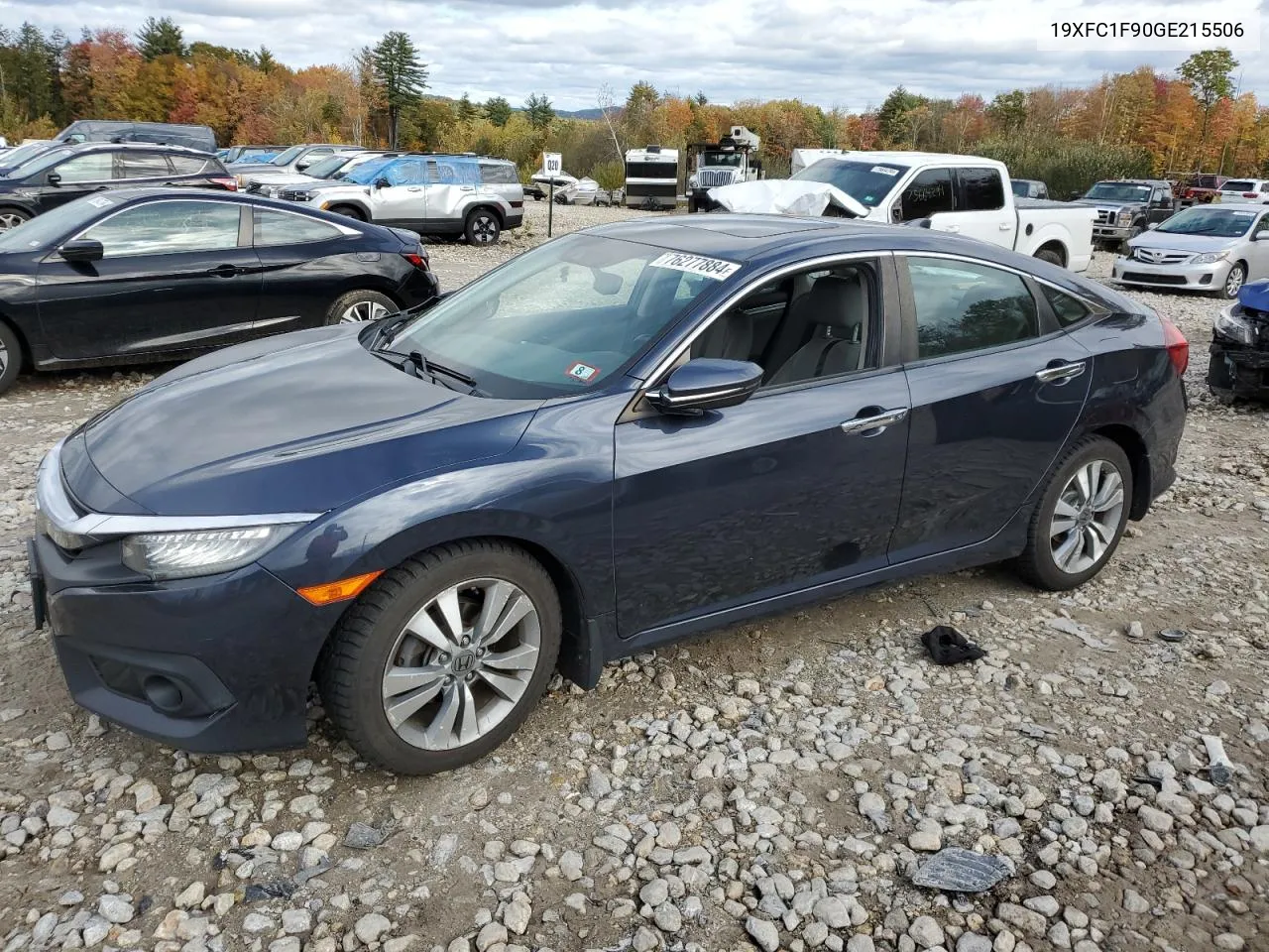 2016 Honda Civic Touring VIN: 19XFC1F90GE215506 Lot: 76277884