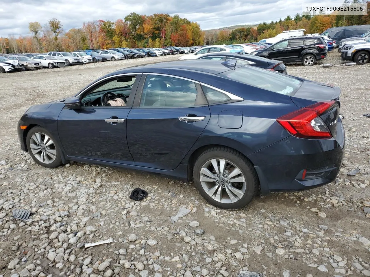 2016 Honda Civic Touring VIN: 19XFC1F90GE215506 Lot: 76277884