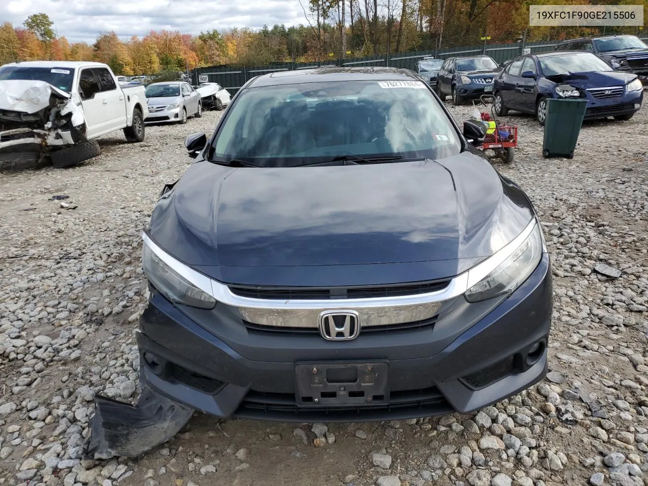 2016 Honda Civic Touring VIN: 19XFC1F90GE215506 Lot: 76277884