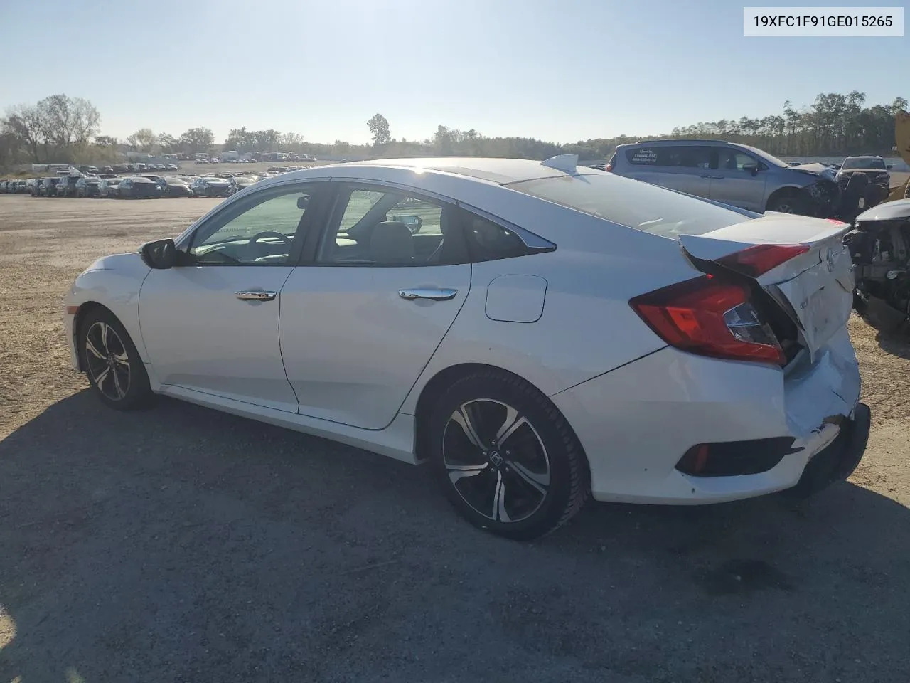 2016 Honda Civic Touring VIN: 19XFC1F91GE015265 Lot: 76417124