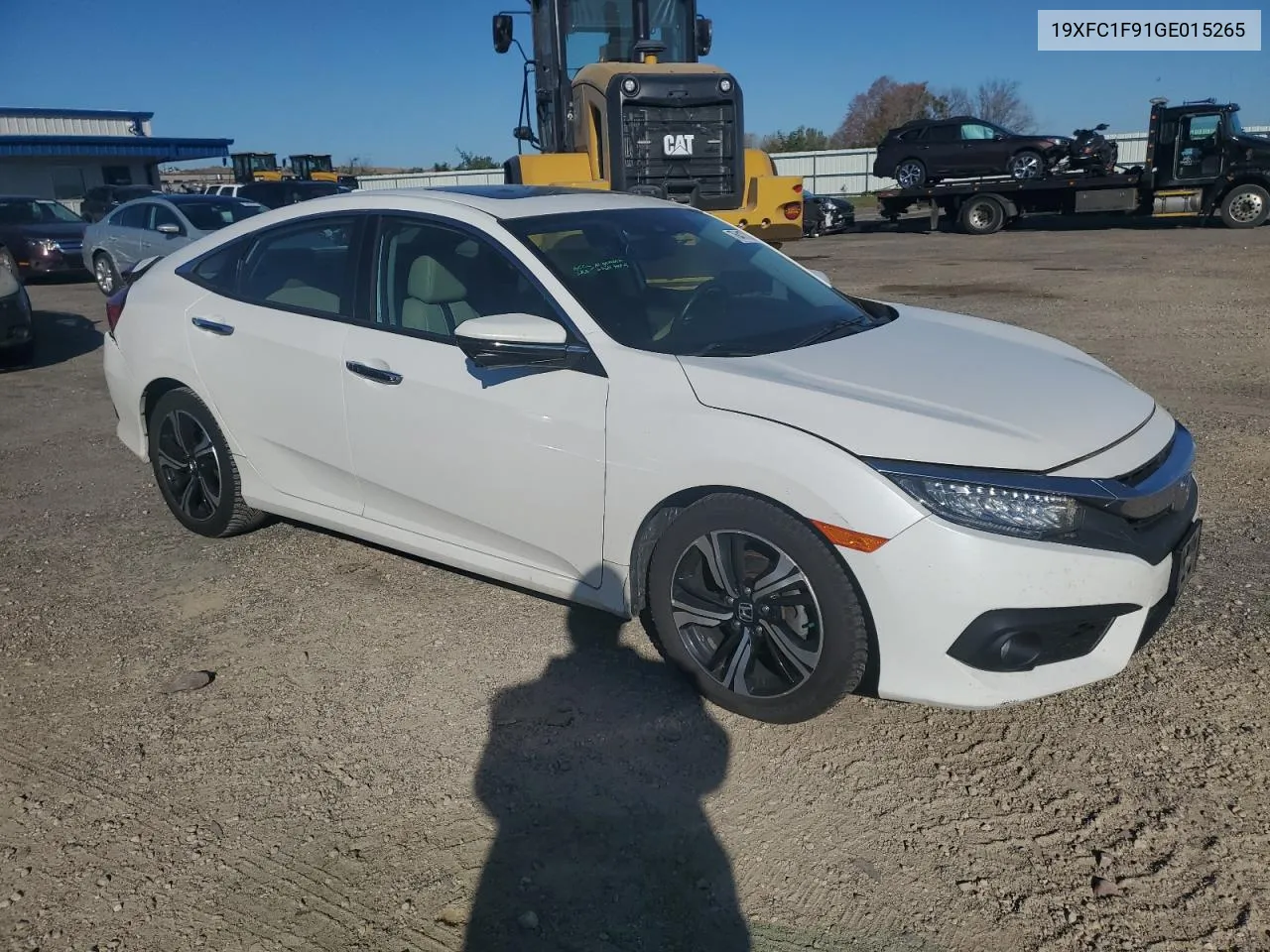 2016 Honda Civic Touring VIN: 19XFC1F91GE015265 Lot: 76417124