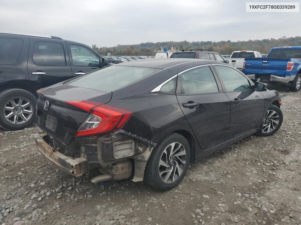 2016 Honda Civic Ex VIN: 19XFC2F78GE039289 Lot: 76531404