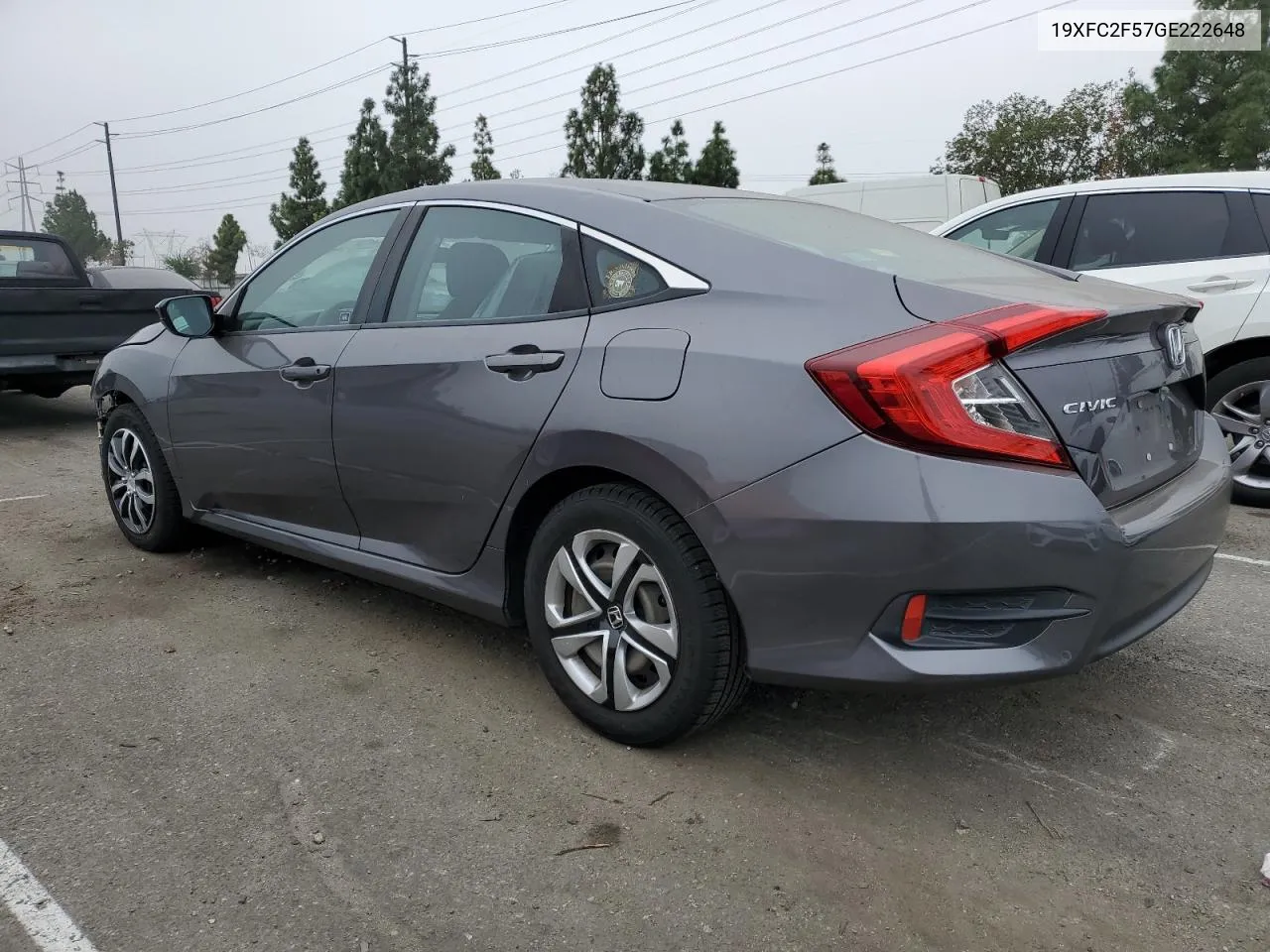 19XFC2F57GE222648 2016 Honda Civic Lx