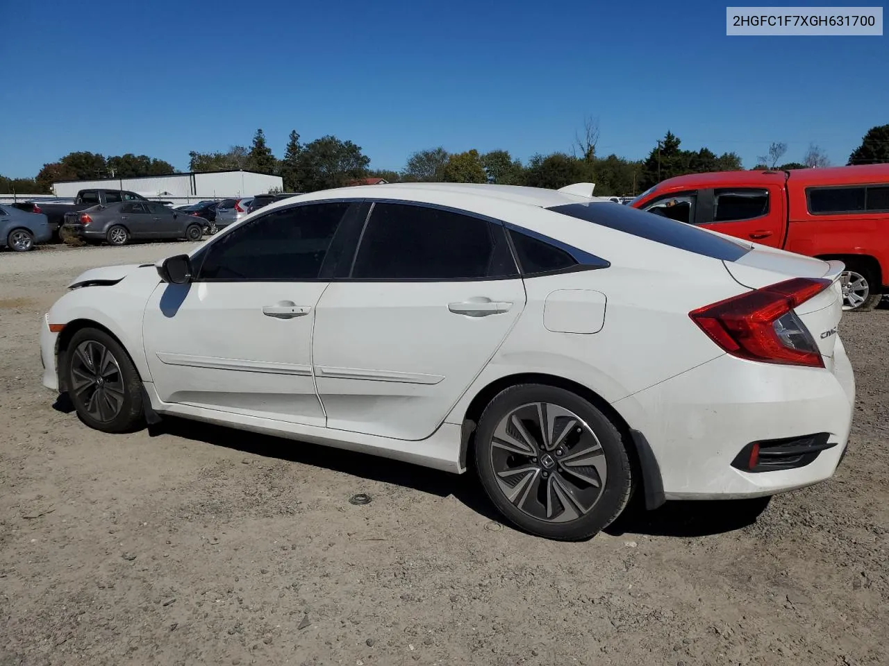 2016 Honda Civic Exl VIN: 2HGFC1F7XGH631700 Lot: 76587784