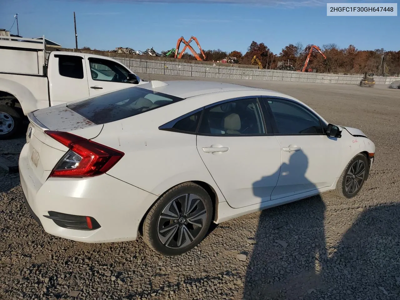 2016 Honda Civic Ex VIN: 2HGFC1F30GH647448 Lot: 76704314