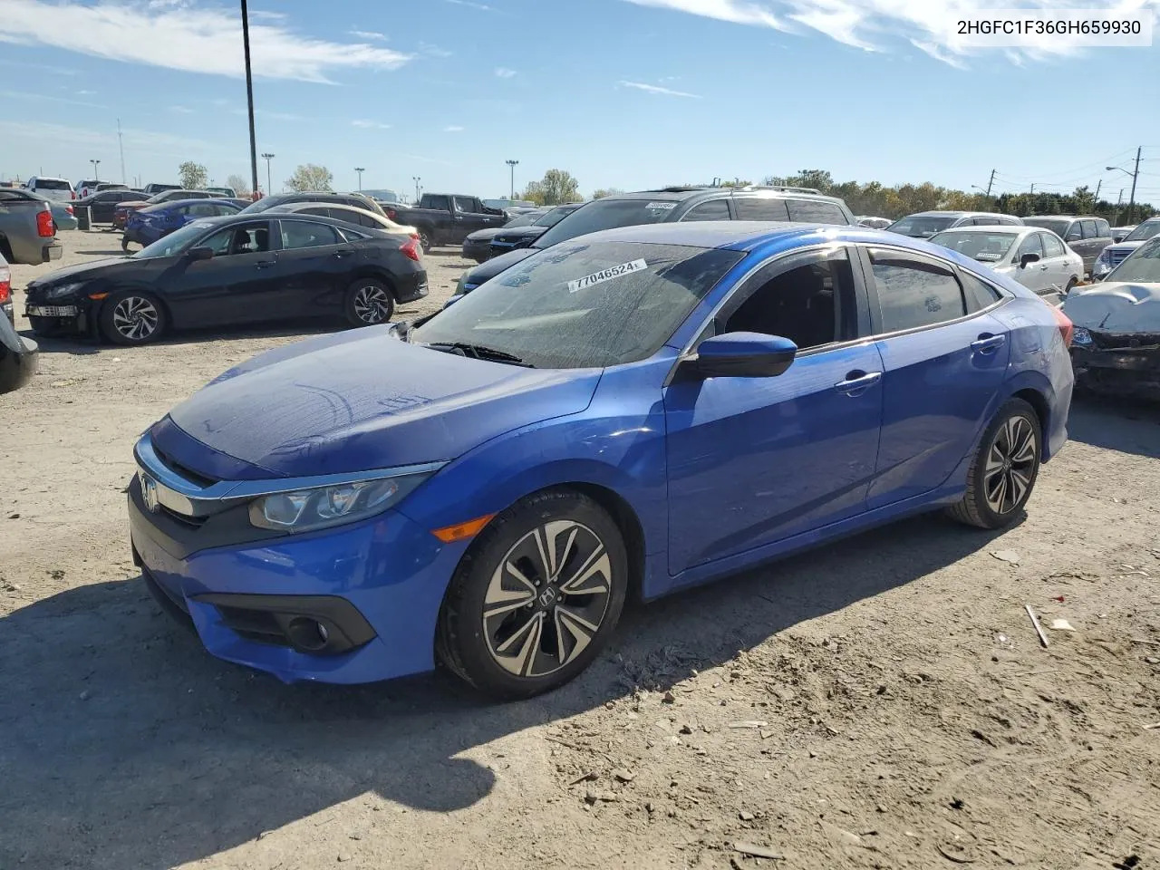 2HGFC1F36GH659930 2016 Honda Civic Ex