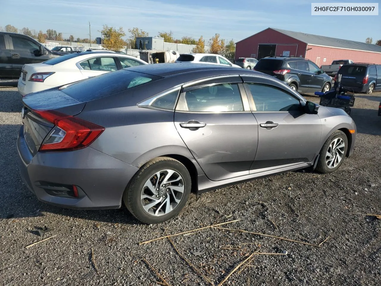 2016 Honda Civic Ex VIN: 2HGFC2F71GH030097 Lot: 77054374