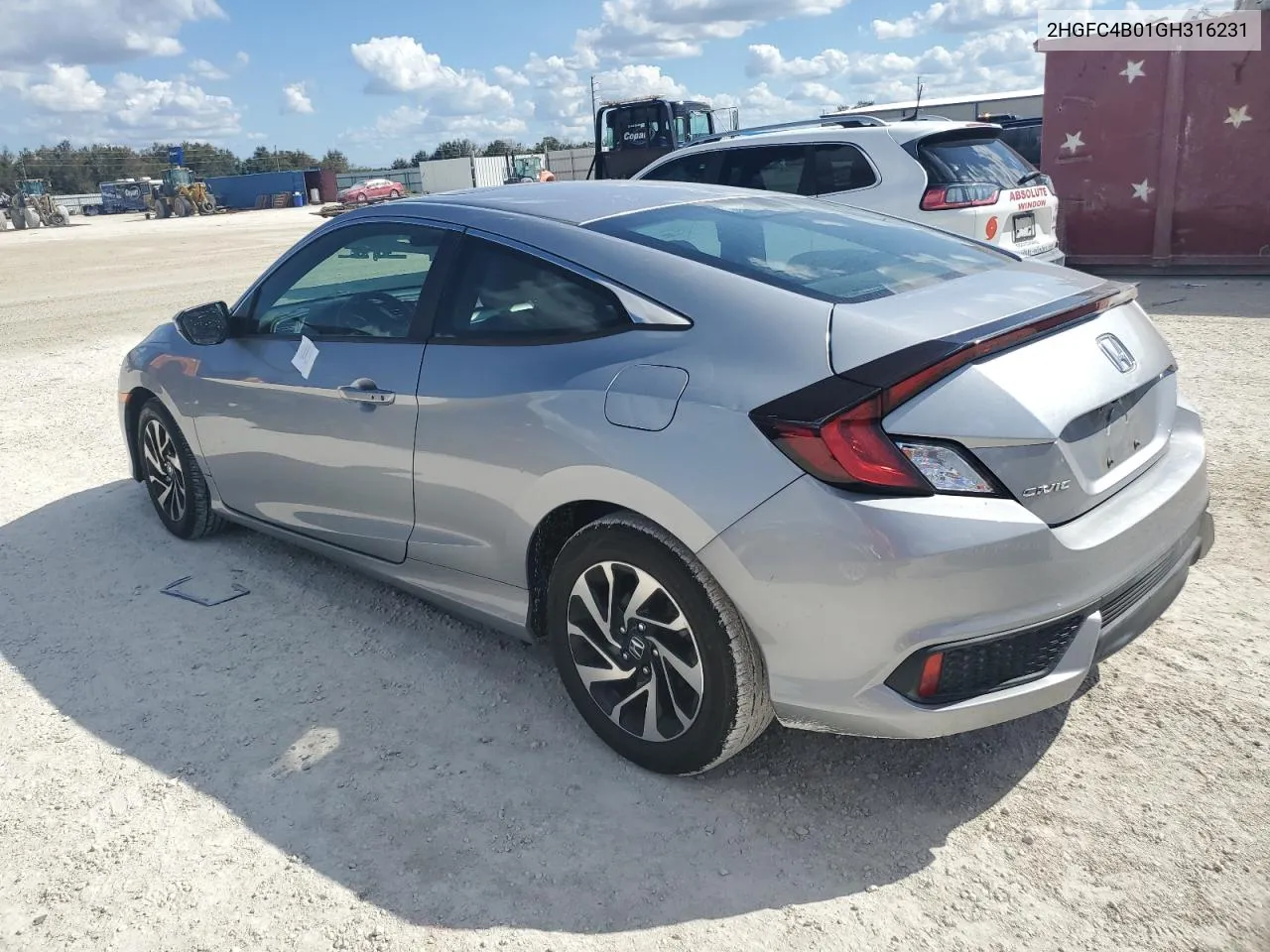 2HGFC4B01GH316231 2016 Honda Civic Lx