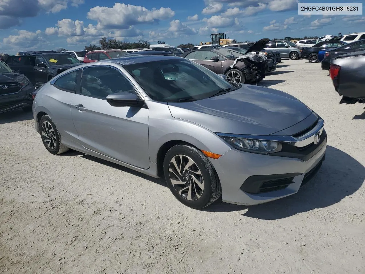 2016 Honda Civic Lx VIN: 2HGFC4B01GH316231 Lot: 77176154