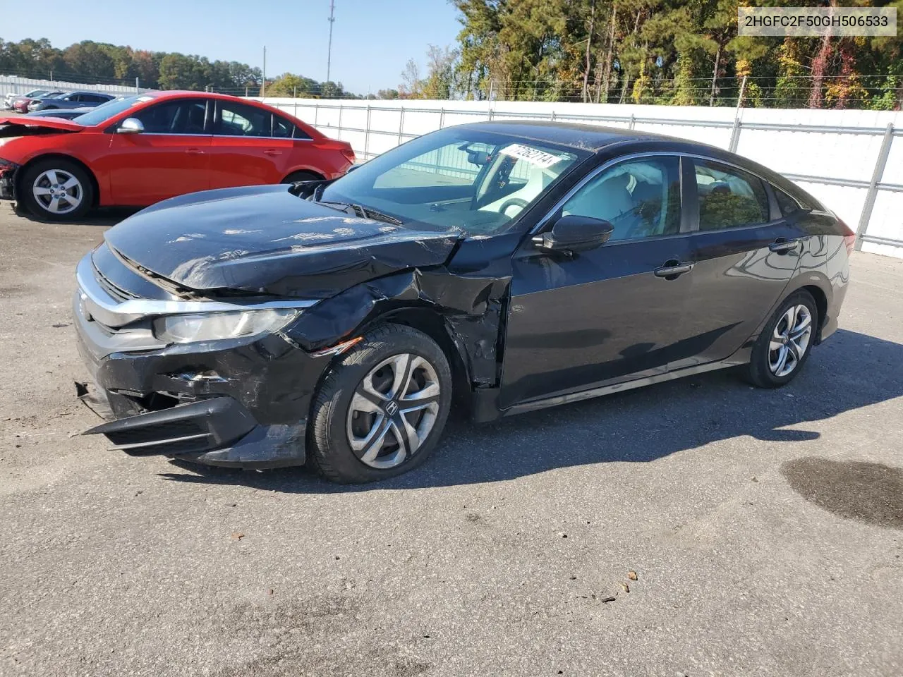 2016 Honda Civic Lx VIN: 2HGFC2F50GH506533 Lot: 77262714