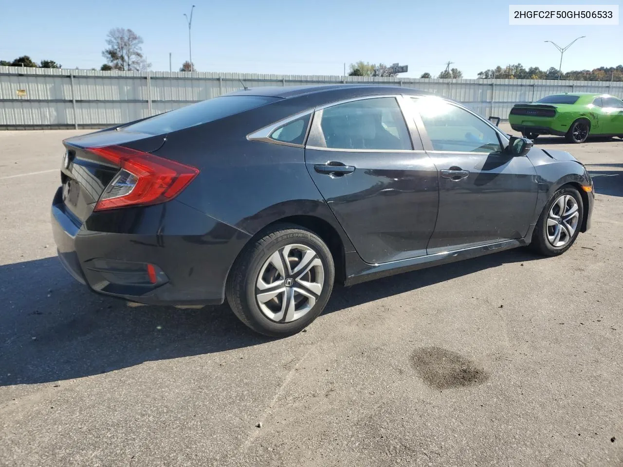 2016 Honda Civic Lx VIN: 2HGFC2F50GH506533 Lot: 77262714