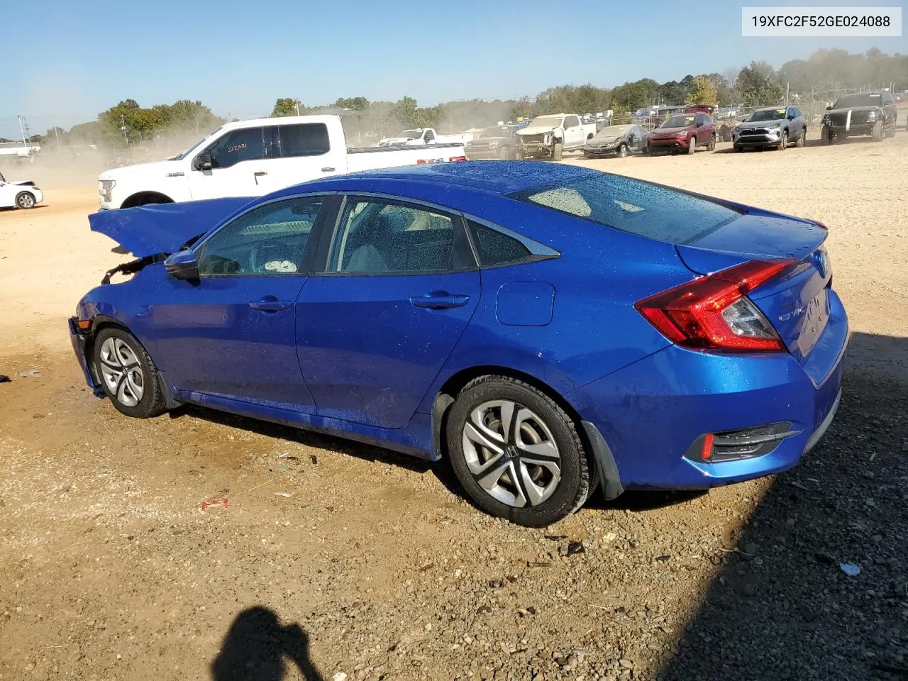 2016 Honda Civic Lx VIN: 19XFC2F52GE024088 Lot: 77348944