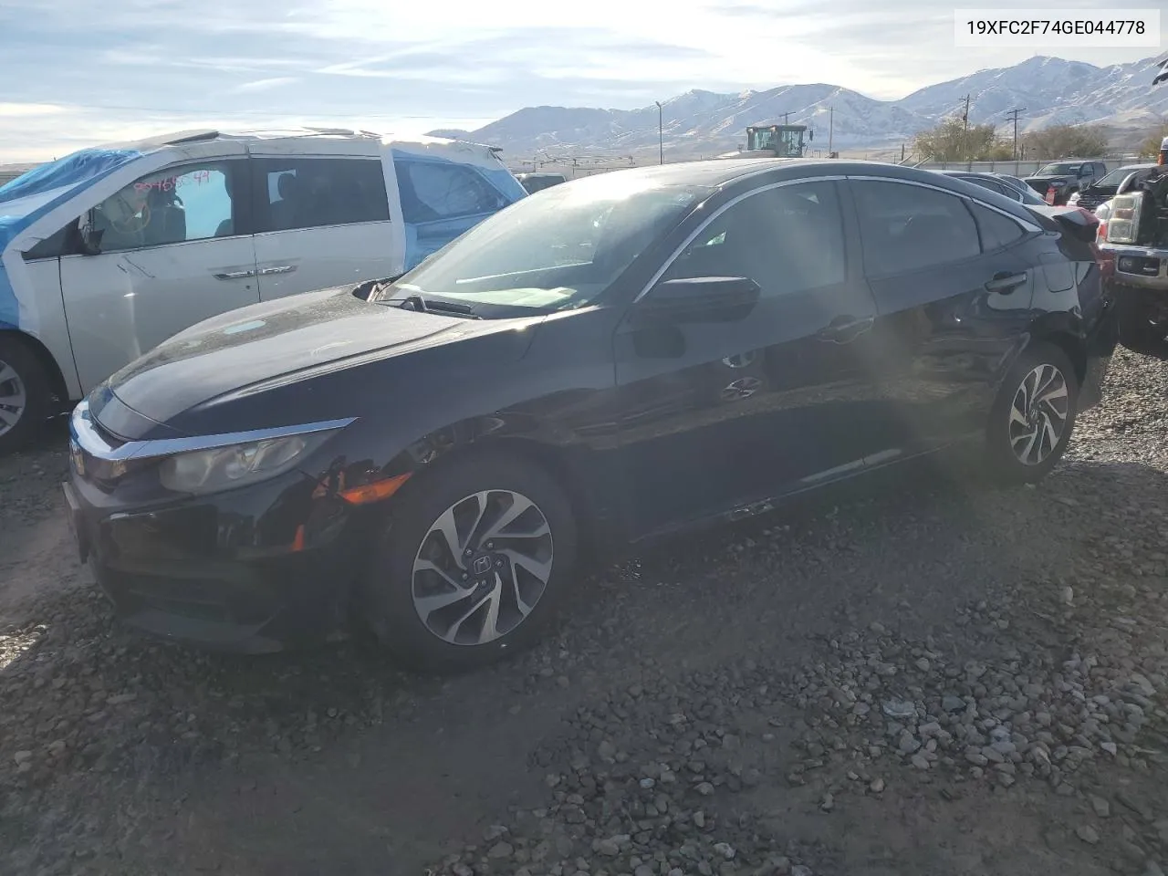 2016 Honda Civic Ex VIN: 19XFC2F74GE044778 Lot: 77542134