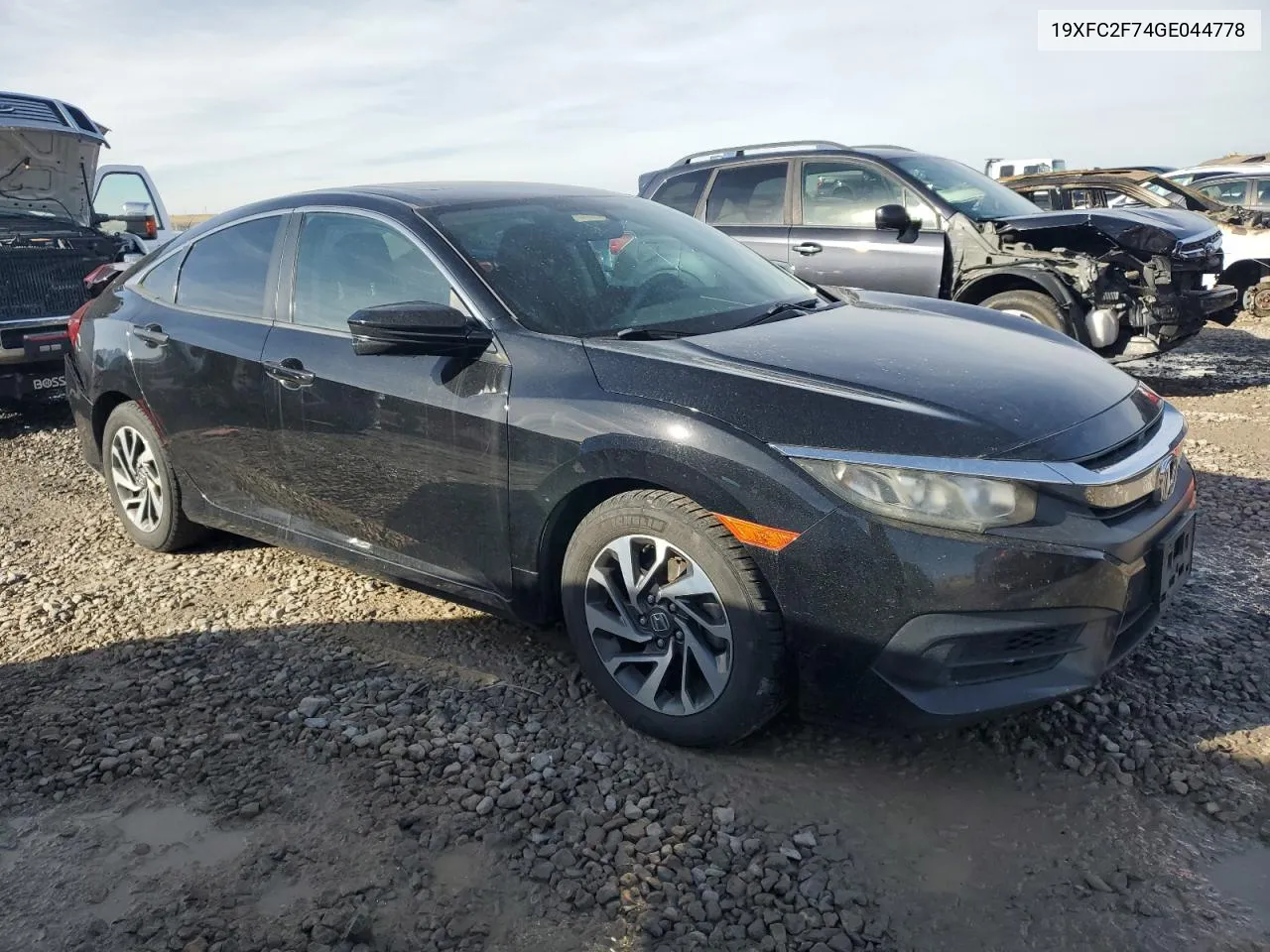 2016 Honda Civic Ex VIN: 19XFC2F74GE044778 Lot: 77542134