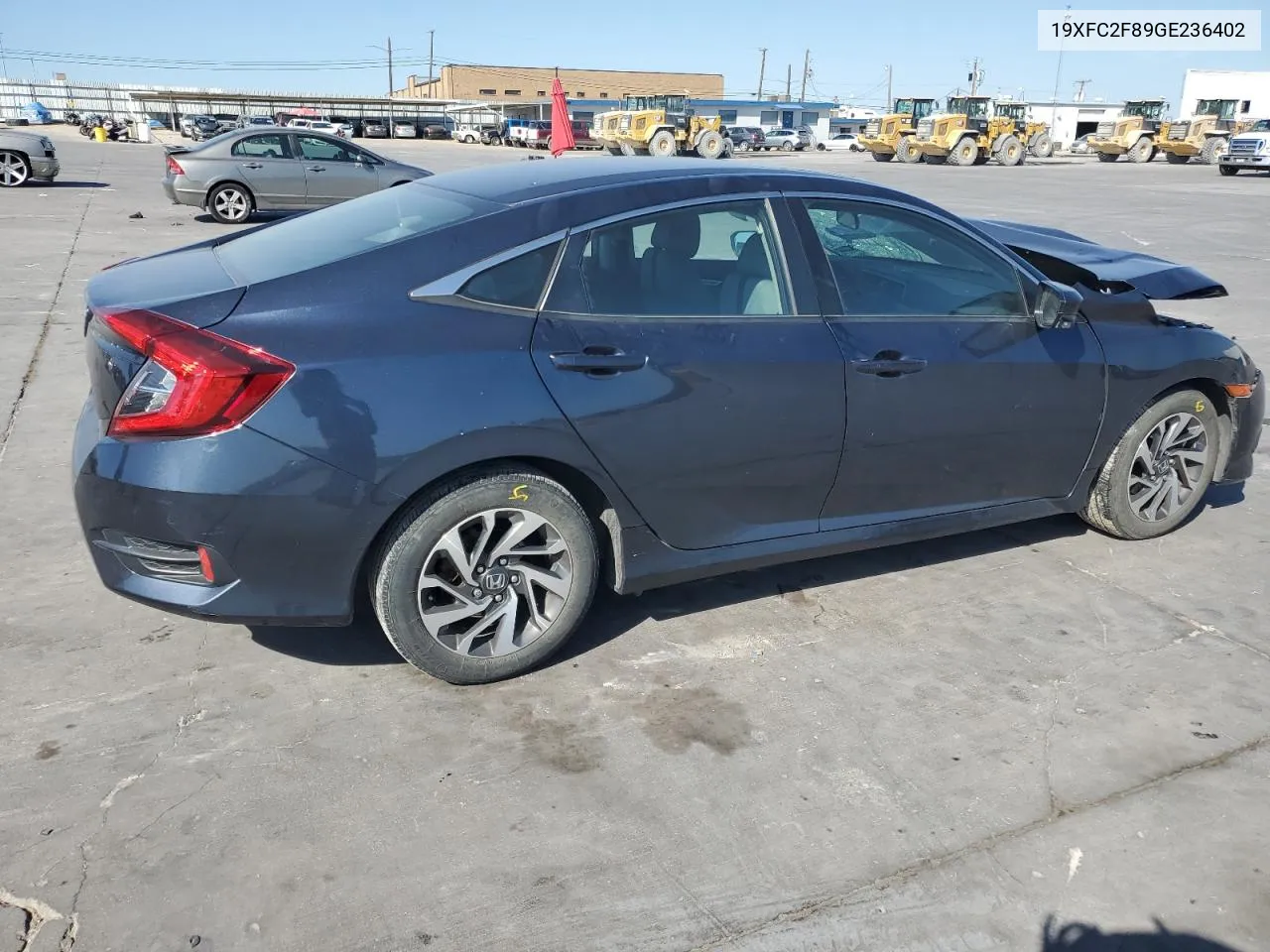 2016 Honda Civic Ex VIN: 19XFC2F89GE236402 Lot: 77564024