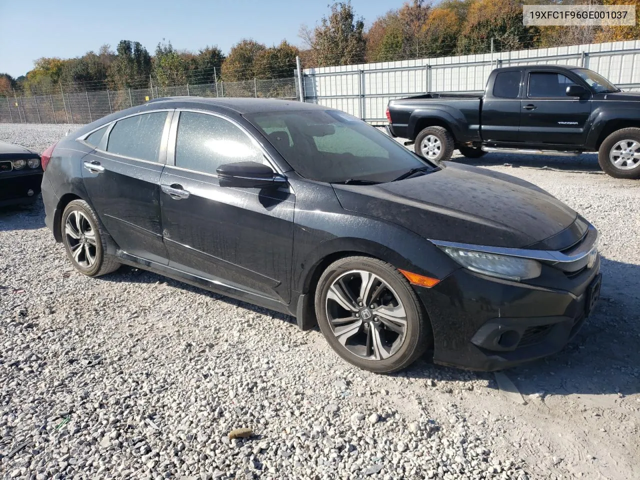 2016 Honda Civic Touring VIN: 19XFC1F96GE001037 Lot: 77655204