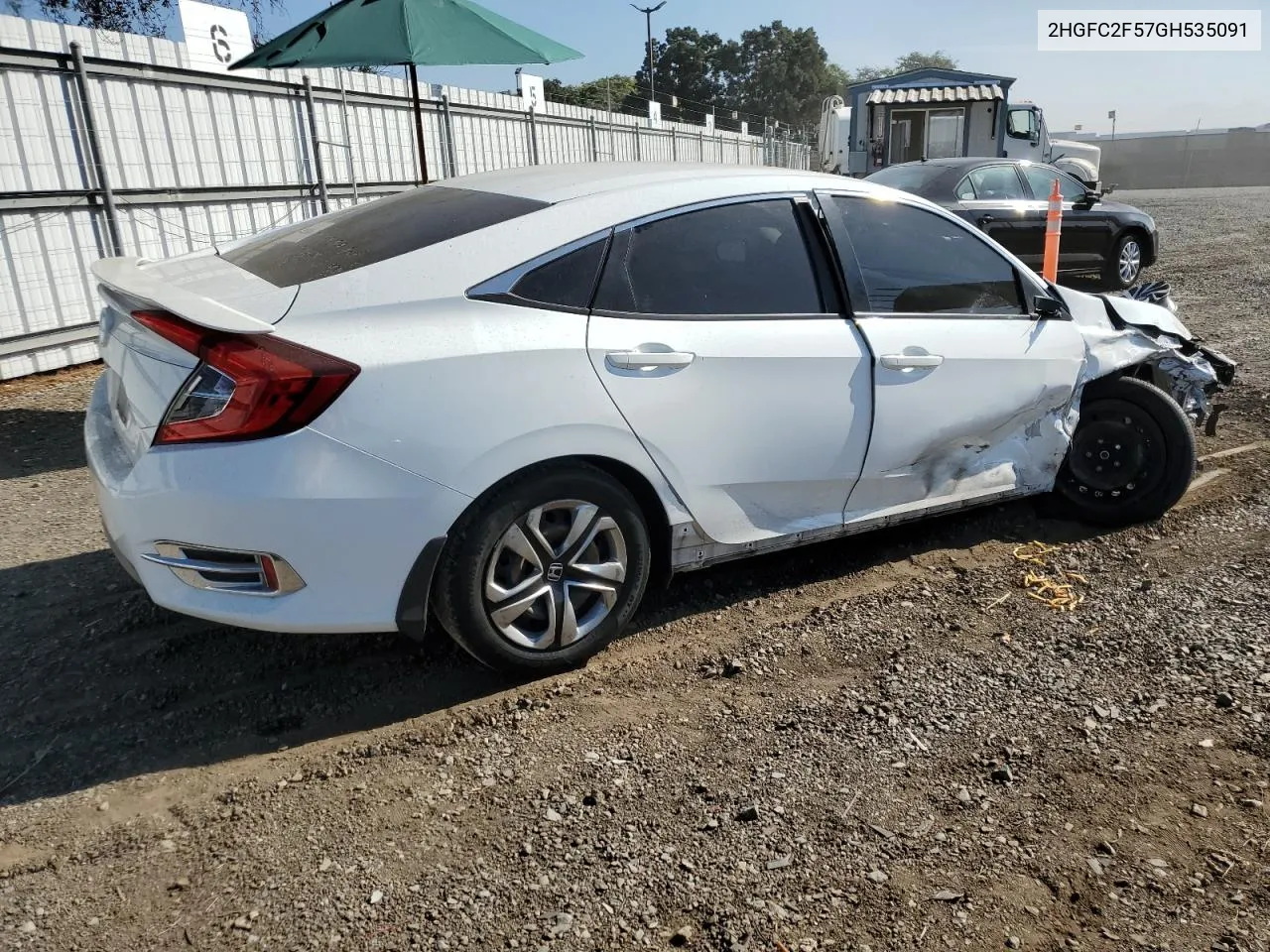 2016 Honda Civic Lx VIN: 2HGFC2F57GH535091 Lot: 77706514