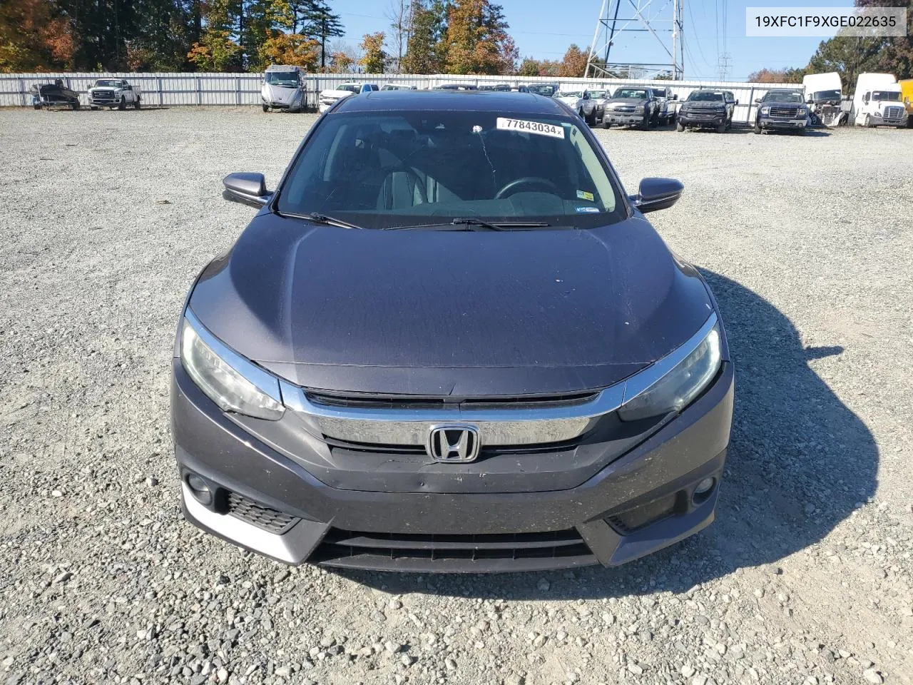 19XFC1F9XGE022635 2016 Honda Civic Touring