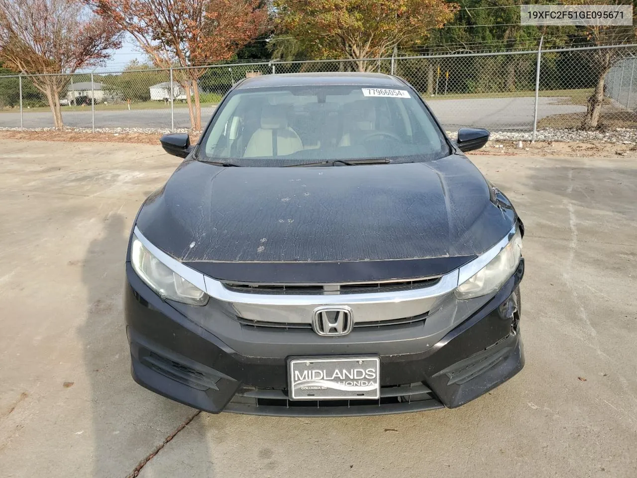 2016 Honda Civic Lx VIN: 19XFC2F51GE095671 Lot: 77966054