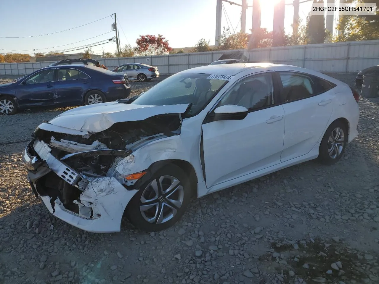 2016 Honda Civic Lx VIN: 2HGFC2F55GH541701 Lot: 77977474