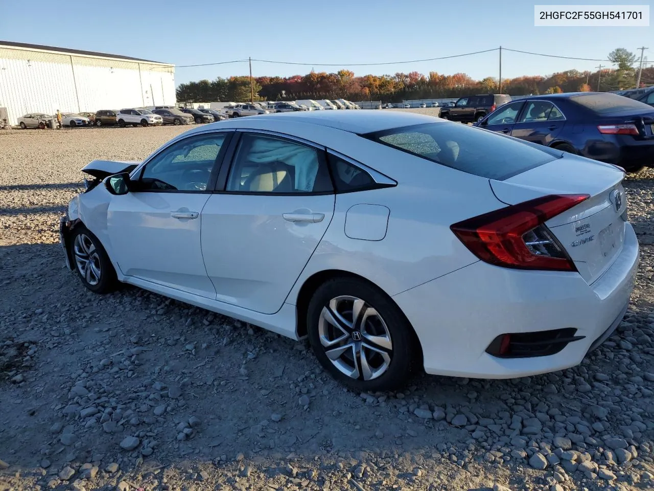 2016 Honda Civic Lx VIN: 2HGFC2F55GH541701 Lot: 77977474