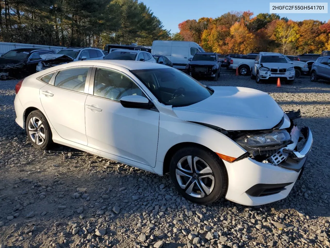 2016 Honda Civic Lx VIN: 2HGFC2F55GH541701 Lot: 77977474