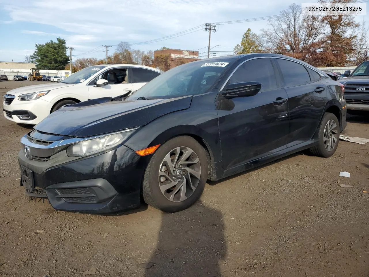 2016 Honda Civic Ex VIN: 19XFC2F72GE213275 Lot: 77993624